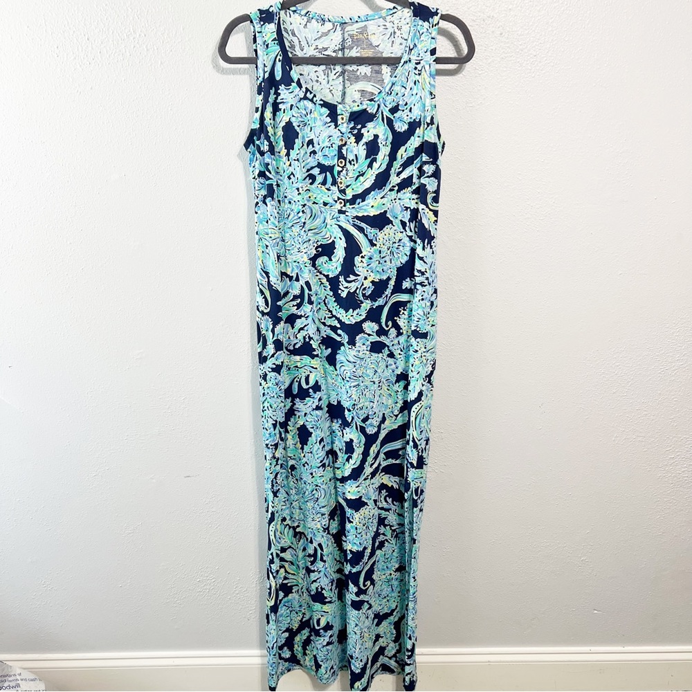 Lilly Pulitzer Merrill maxi dress High Tide size large